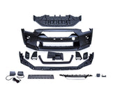 Nissan GTR Nismo T-Spec Black Edition Track Eidtion Premium Pure 2008-2023 (recommened 2017-2024 hood for 2008-2016 cars) with Aftermarket Parts - Facelift Conversion Style Front Bumper Set Polypropylene from CMST Tuning